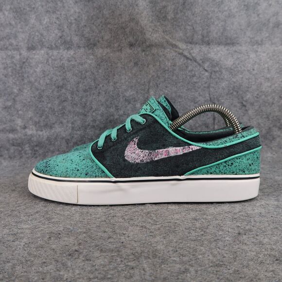 Nike Shoes Mens 7 Sneakers SB Stefan Janoski Premium Mint Speckle Skate Casual - Picture 4 of 14